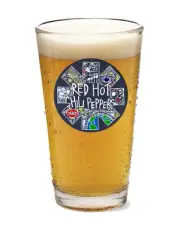 Red Hot Chili Peppers (Art) - Rock & Roll - 16oz Pint Beer Glass Pub Barware
