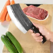HDMD Cleaver Knife Meat Cleaver Knife For Meat Cutting, Real Hand Forged Knife