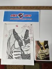 Sketch For PCA T-shirt Design Wolverine Claws Original Pen Nate Butler