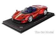 BBR Ferrari Daytona SP3 Icona Metallic Red Magma Italy Stripe - Ltd 21 pcs 1/18