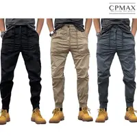 在飛比找momo購物網優惠-【CPMAX】美式復古多口袋寬鬆休閒褲(縮口褲 休閒長褲 工