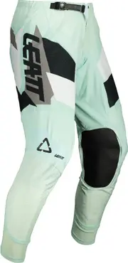 Leatt Moto 4.5 Patch Motocross Pants, white-green, Size L for Men White Green