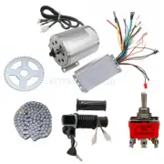 1800W 48V Brushless DC Motor Controller Throttle Scooter Quad E-Bike ATV MX650