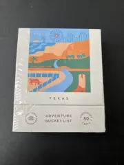BRAND NEW SEALED Rio TEXAS Adventure Bucket List with 50 Scratch Off Cards