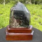 1.49LB Natural colorful Crystal Ghost Phantom Quartz Crystal specimen Tower