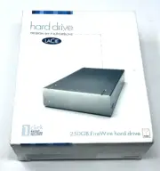LaCie F.A Porsche 250GB External Portable FireWire Hard Drive ( 300703U ) Sealed