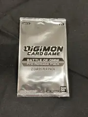 Battle of Omni Pre Release Packs Digimon TCG (Sealed)