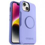 OtterBox Apple iPhone 14 / iPhone 13 Otter + Pop Symmetry Series Antimicrobial Case - Periwink(Purple) (77-89690)