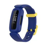 Fitbit Ace 2 Ace 3 Kids Anti-Lost Watch Band Dark Blue & Yellow