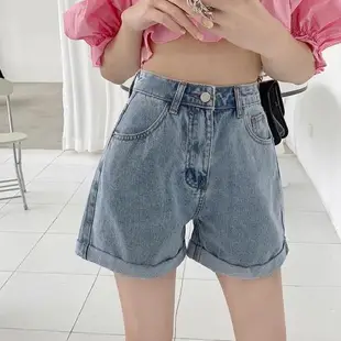 牛仔短褲女2023summer women hot denim shorts jeans denim pant