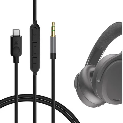 Geekria Type-C Audio Cable with Mic for Skullcandy HeshEvo HeshANC CrusherANC2