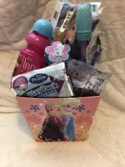 Disney Frozen Elsa Anna Olaf Easter Basket - Birthday, Get Well, All Occasion