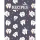 Recipes: Blank Journal Cookbook Notebook to Write In Your Personalized Favorite Recipes with Funny Teeth Themed Cover Design fo