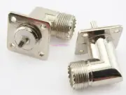 Workman RAC UHF SO-239 4-Hole Right Angle Chassis Coax Connector