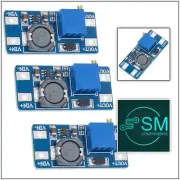 3PCS MT3608 2A Max DC-DC Step Up Power Module Boost Power Module 3-5V to 24V DIY