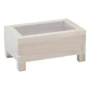 Urban Crafter Raised Box with Opening Window Lid 15 x 10 x 7cm