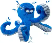Squeaky Dog Toys for Large Dogs, Durable Octopus Plush Chew Toy for Large Breed