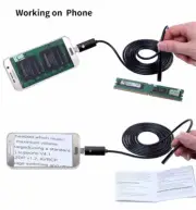 US Water/Oil-proof Endoscope Borescope Inspection Camera for Car Moto Diagnostic
