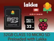 LAKKA for Raspberry Pi Preloaded Class 10 Micro SD