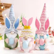 Easter Gnome Holding Egg Shelf Sitter