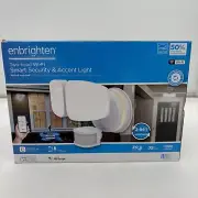 Enbrighten LED Wi-Fi Smart 2-Head Security Light w/ Accent Light White