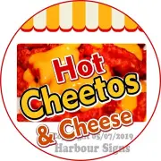 Hot Cheetos DECAL (Choose Your Size) Concession Food Truck Vinyl Circle Sticker