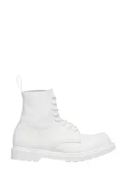 [Mm6 X Dr. Martens] Mm6 X Dr. Martens-Stivali Da Motociclista In Pelle Mm6 X Dr. Martens-Donna 39 IT