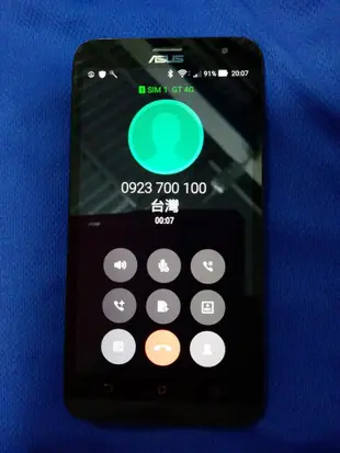 華碩4G手機 ASUS ZenFone 2 鐵灰 5吋 4G LTE（Z00LD）功能正常 操作流暢 實圖拍照