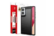 For Motorola Moto Edge 50 Fusion SupRShield Case Shockproof Heavy Duty Rugged Anti Knock Back Cover (Black)