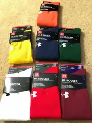 UA Under Armour Over the Calf Youth Soccer Socks Assorted Color Size Youth Large