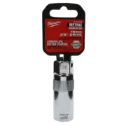 Milwaukee Tool 48-22-9556 3/8" Drive 18mm Metric Spark Plug Chrome Socket