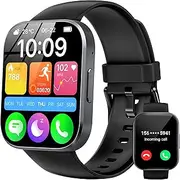 OUKITEL Smart Watch(Answer/Make Call), 1.91" HD Smart Watches for Women Men, Fitness Tracker with Heart Rate Sleep SpO2 Monitor, IP68 Waterproof, 140+Sport Mode Fitness Watch for Android iOS