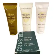 Crabtree & Evelyn Verbena and Lavender Travel Size Soap Lotion Shampoo Condition