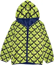 [GuoChe] Toddler Boy Fleece Jacket Happy Halloween Green Boys' Outerwear Jackets Navy Blue Stylish Baby Boy Clothes 3-10T