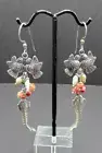 950 Silver Earrings with Fish and Bird Design - Andean Artisan Jewelry