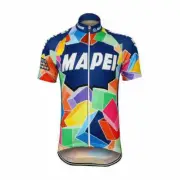 Bicycle Jersey Retro Mapei Cycling Jersey tops mens Cycling Short Sleeve Jersey