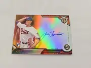 2016 Topps Tribute Jose Berrios Auto RC 17/25 Orange Jersey Number Match {ZA}