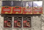 4 Pk 35 pt Top Loaders & 4 Ultra Pro One-Touch Holders & 100 Penny Sleeves