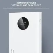 LED 20W Power Bank 10500mAh Fast Charging Type-C Dual USB port For Mobile Phone