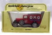 KKar Matchbox - 1978 Yesteryears - 1930 Ford "A"- Red & Black - Oxo