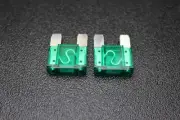 2 PACK MAXI 30 AMP FUSE BLADE STYLE CAR BOAT AUTOMOTIVE AUTO HOLDER FUSES EE