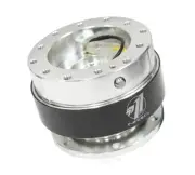 NRG Innovations SRK-100CF Steering Wheel Quick Release Kit Gen 1.0 Silver/Carbon