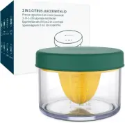 KITCHENDAO 2 in 1 Lemon Orange Citrus Juicer with Lid for Sanitary Storage, M...