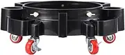 Okiyakusama Rolling Bucket Trolly Car Cleaning Container Easy Pushing Car Wash Bucket Base Pulley for Painting Assistance