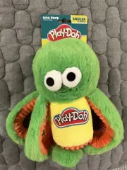 Hasbro Play-Doh Green 10” Octopus Plush Dog Toy - NEW!