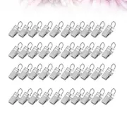 50Pcs Hooks Curtain Hooks Steel Curtain Clip Drapery Clips Curtain Clips