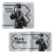 New Undertaker Style A BLACK BUTLER BiFold Wallet Kuroshitsuji Credit Card