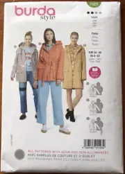 Burda Style Parka Sewing Pattern 5923 Uncut Sizes US 8-22