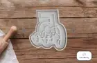 Number 5 - Five Cookie Cutter & Embosser Stamp - Milestone Birthday Fifth