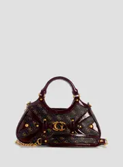GUESS Women's Brown Mintha Small Satchel Bag